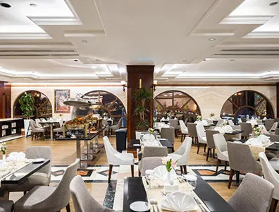 restaurant area