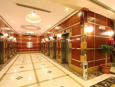 hotel lobby