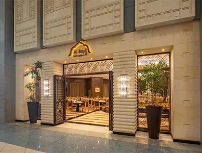 hotel entrance area