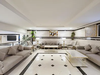 lobby area