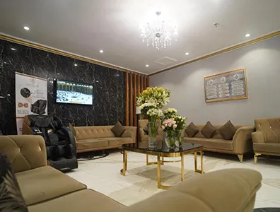 lobby and seating area