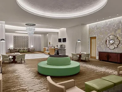 lobby area