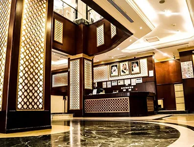 lobby area