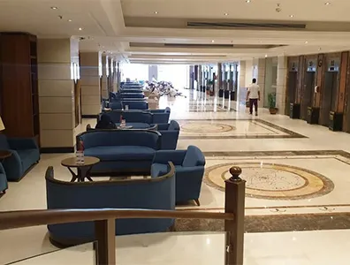 lobby area