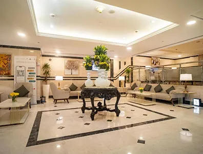 lobby area