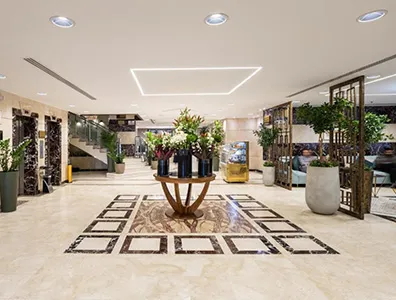 lobby area