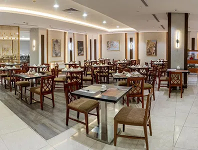 restaurant area