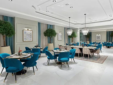 restaurant area