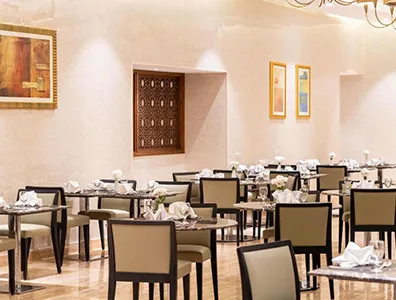 restaurant area