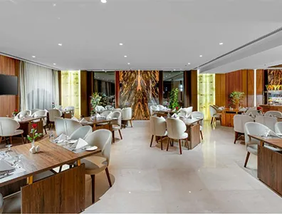 restaurant area