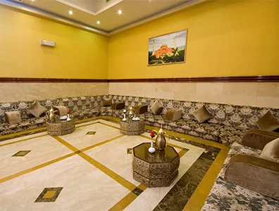 lobby and seating area